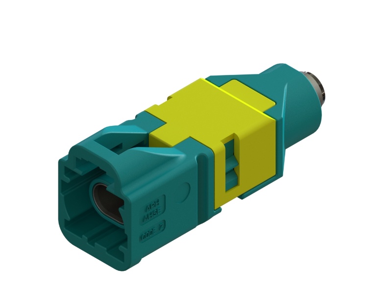 AHSE 1孔屏蔽Inline公端连接器