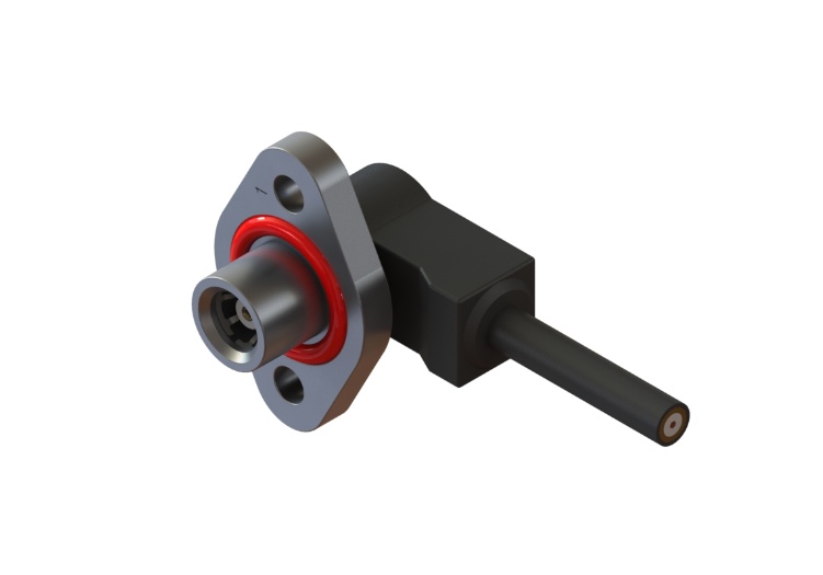 SMB 90°线端防水连接器