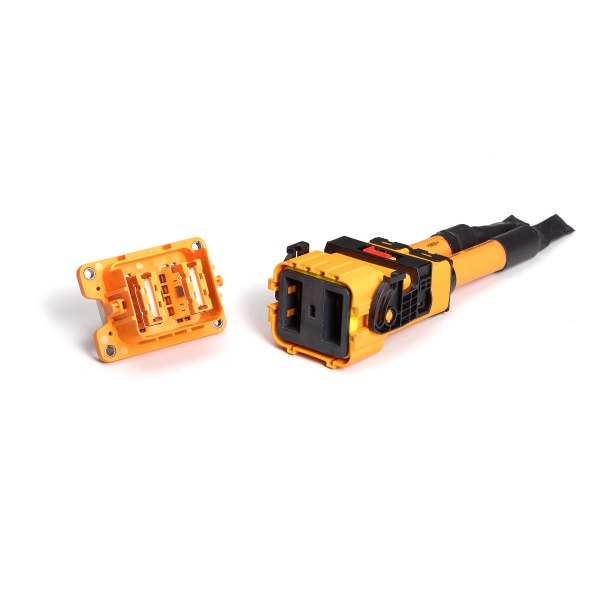 HVEC2P25 180°片式高压连接器